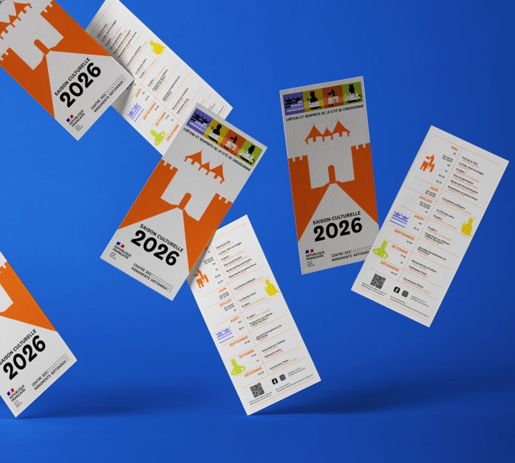 Flyer culturel coloré