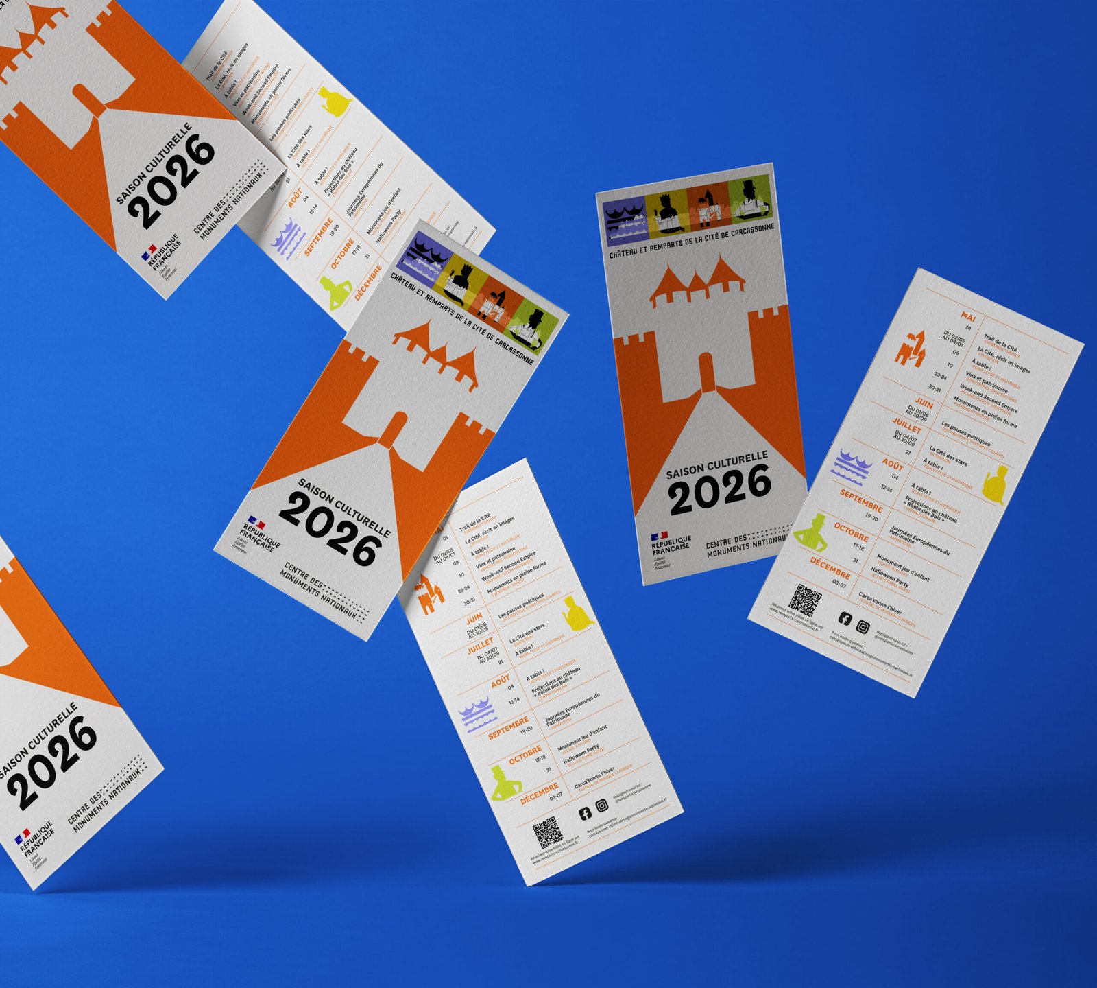 Flyer culturel coloré